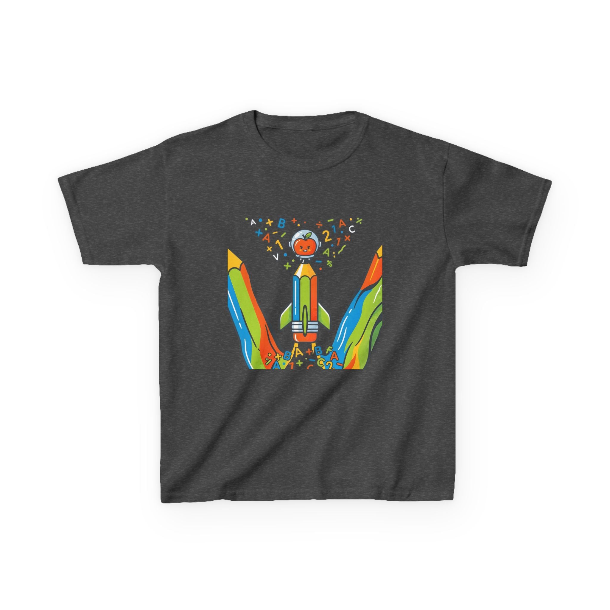 Kids Education Tee - Playful ABC & Math Learning Graphic