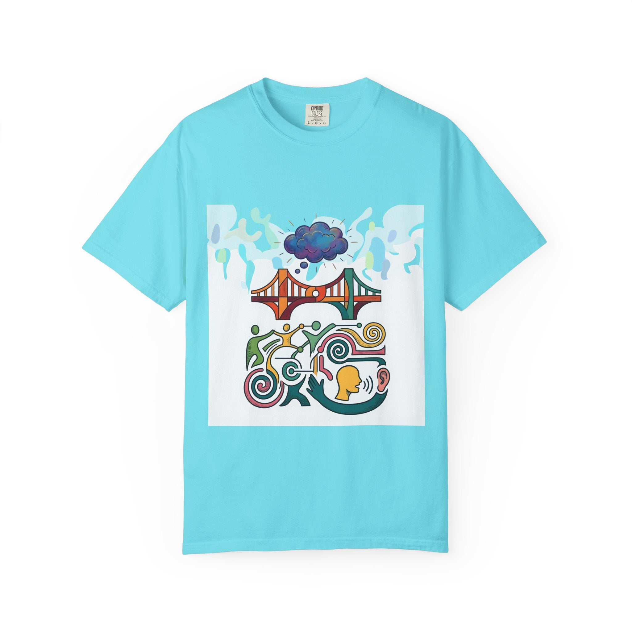 Comfort Colors T-shirt - Symbolic Connection | Abstract Communication