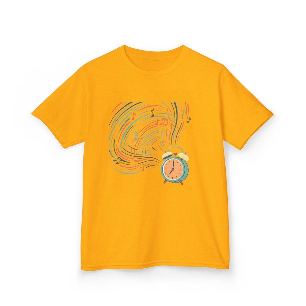 Kids Tee - Retro Music Alarm Clock | Abstract Playful Design