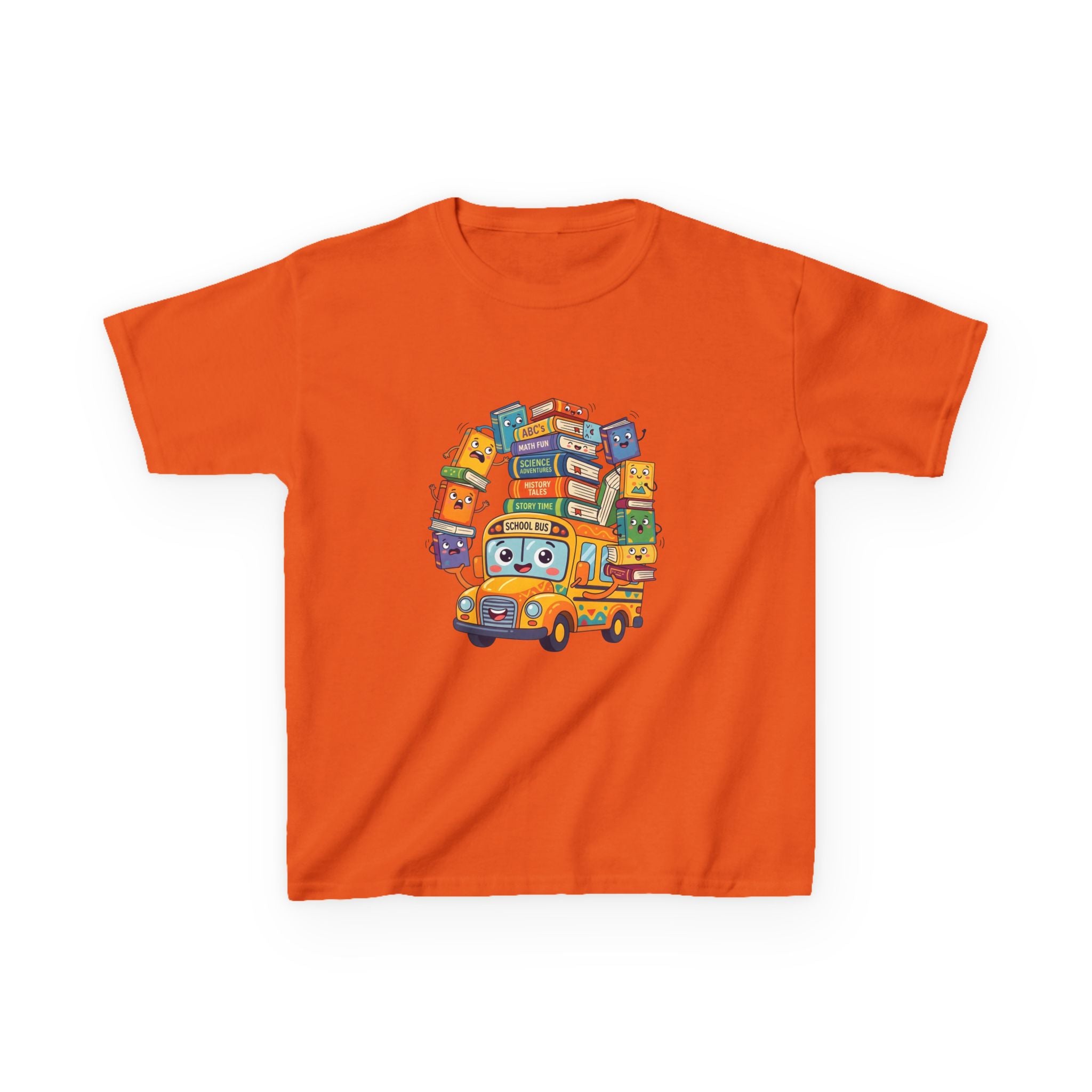 Kids Learning Tee - ABC's, Math & Science School Bus Fun