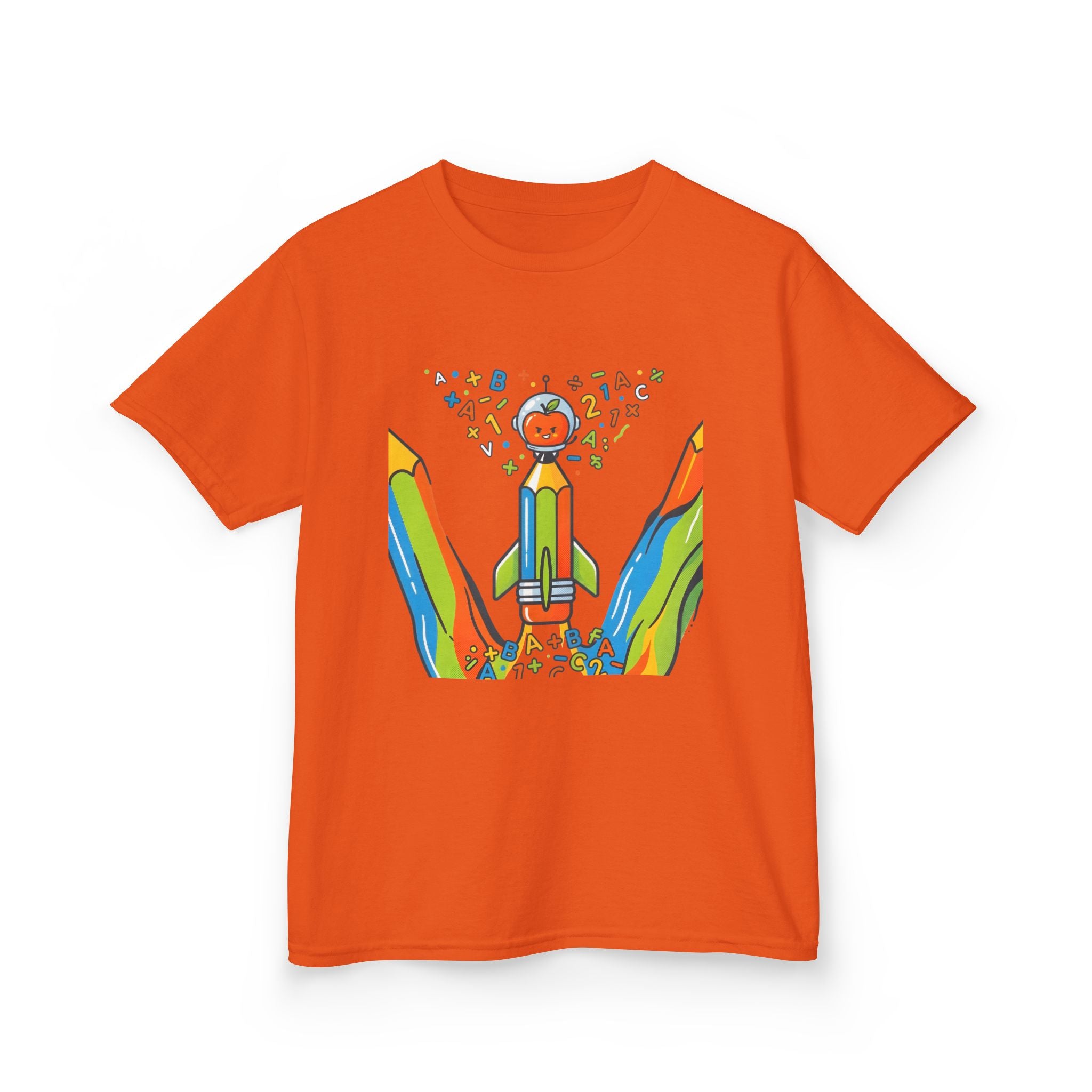 Kids Education Tee - Playful ABC & Math Learning Graphic