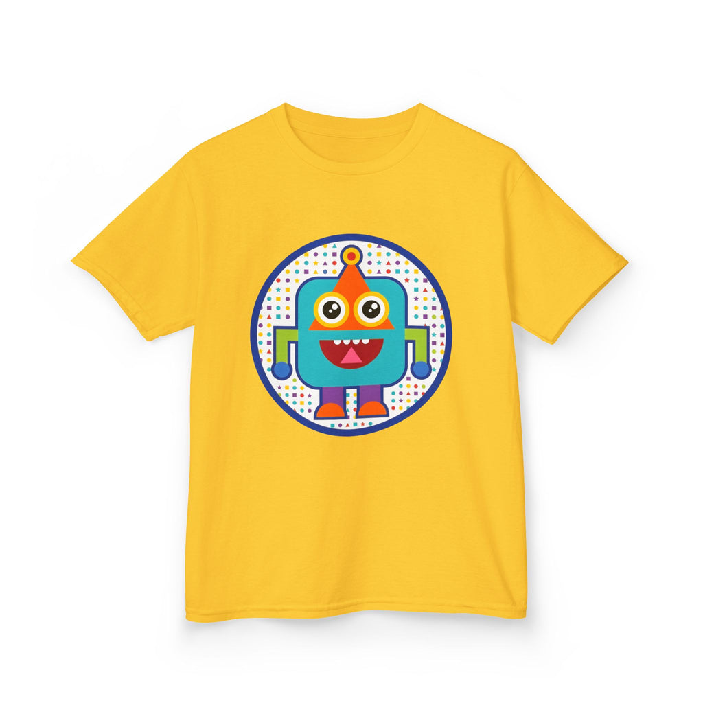 Kids Robot T-Shirt - Cute Geometric Design | Festive Party Tee