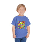 Toddler Tee - Vibrant Psychedelic Monster | Kids Abstract Cartoon Art