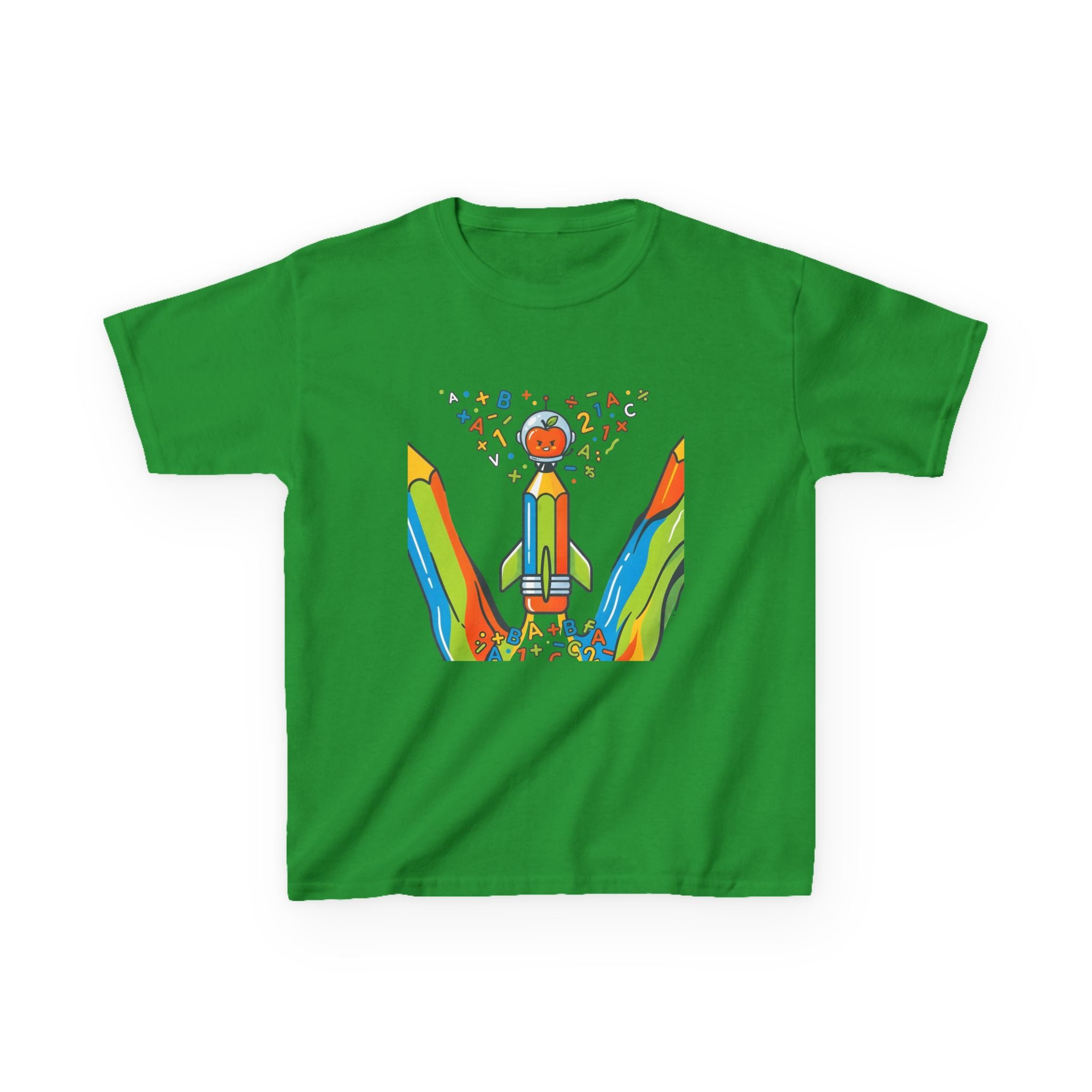 Kids Education Tee - Playful ABC & Math Learning Graphic
