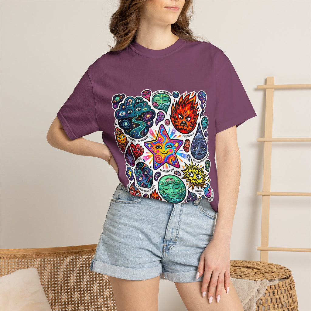 Comfort Colors T-Shirt - Psychedelic Emotions Art | Mental Health