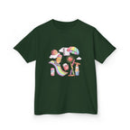 Kids Back to School Tee - Cute Faces School Supplies | Rainbow 2026