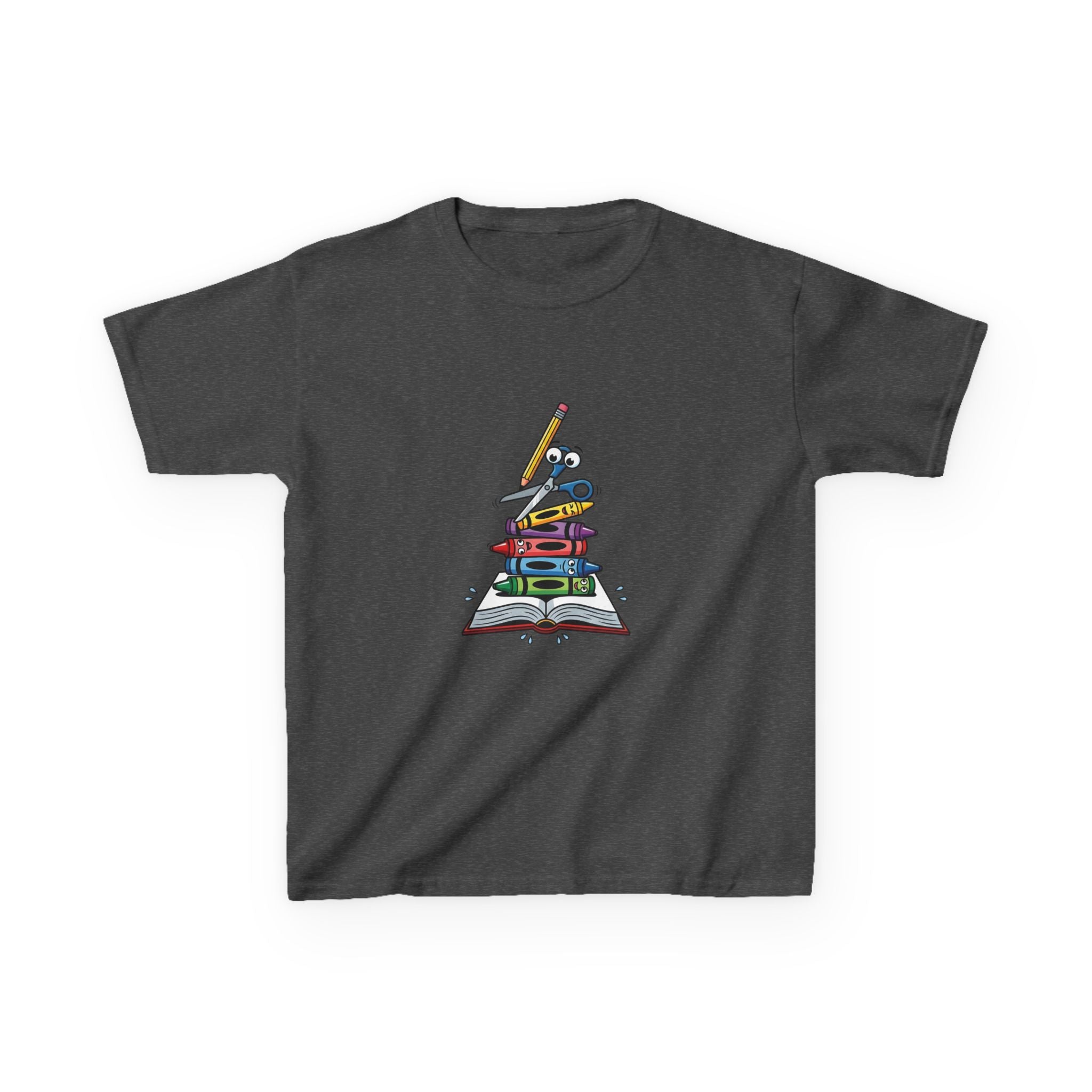 Back to School Kids Tee - Art Supplies Fun Design | 2026