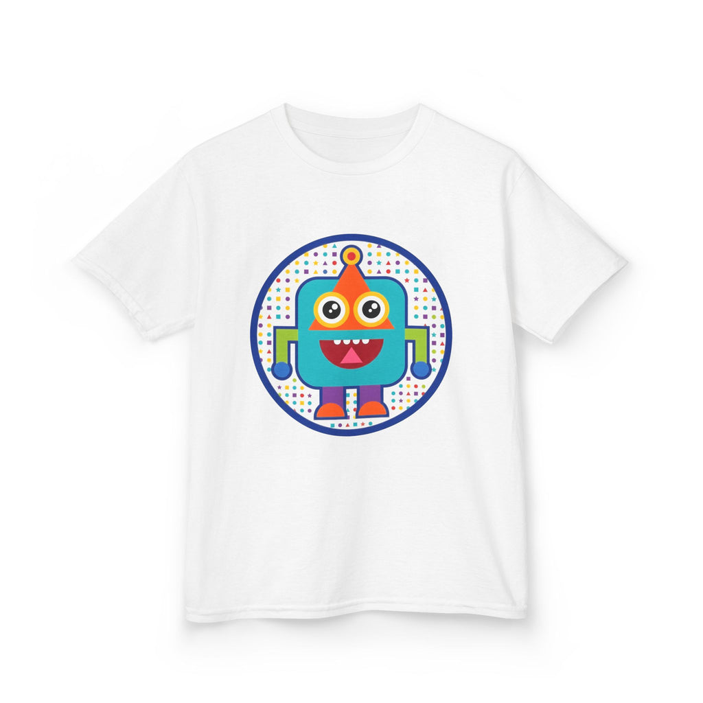 Kids Robot T-Shirt - Cute Geometric Design | Festive Party Tee