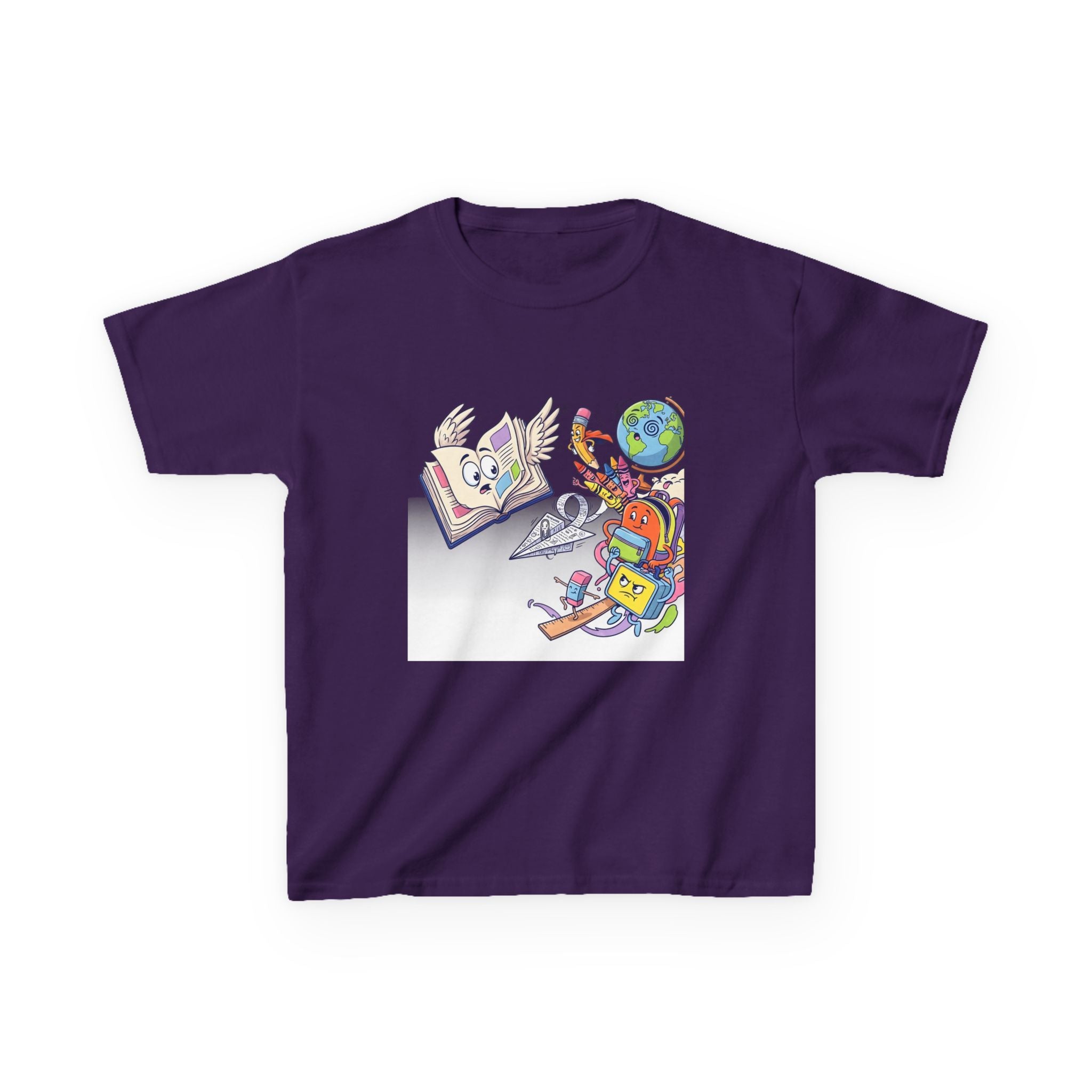 Kids Tee - Cute HOMEWORK Whimsical School Supplies | Back to School