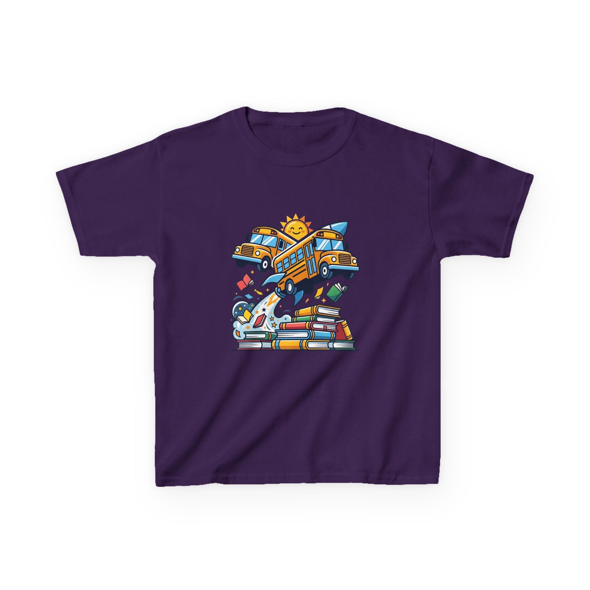 Kids Back to School T-Shirt - Rocket Bus Adventure | First Day