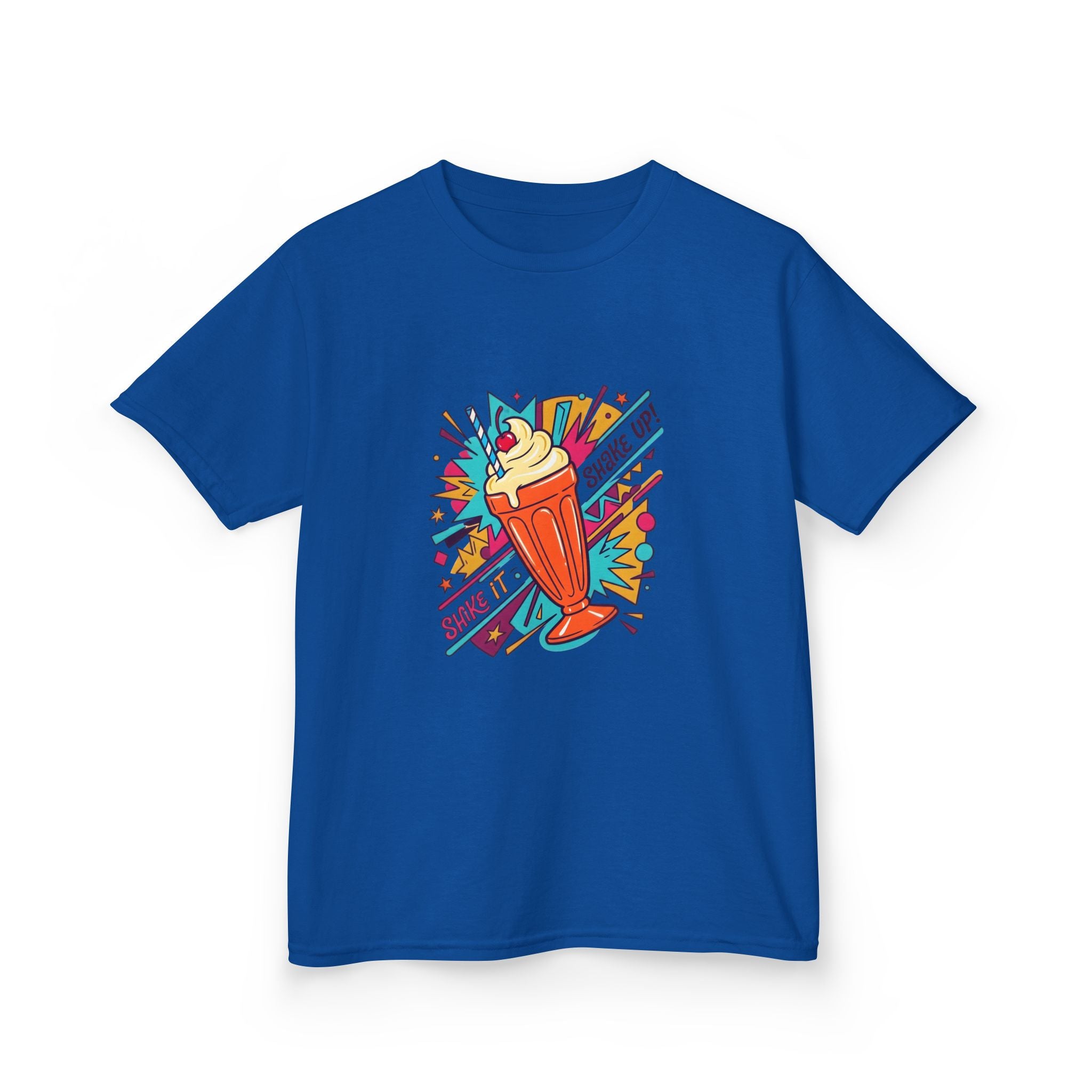 Kids Retro Pop Art Milkshake Tee - SHAKE IT UP! Dessert
