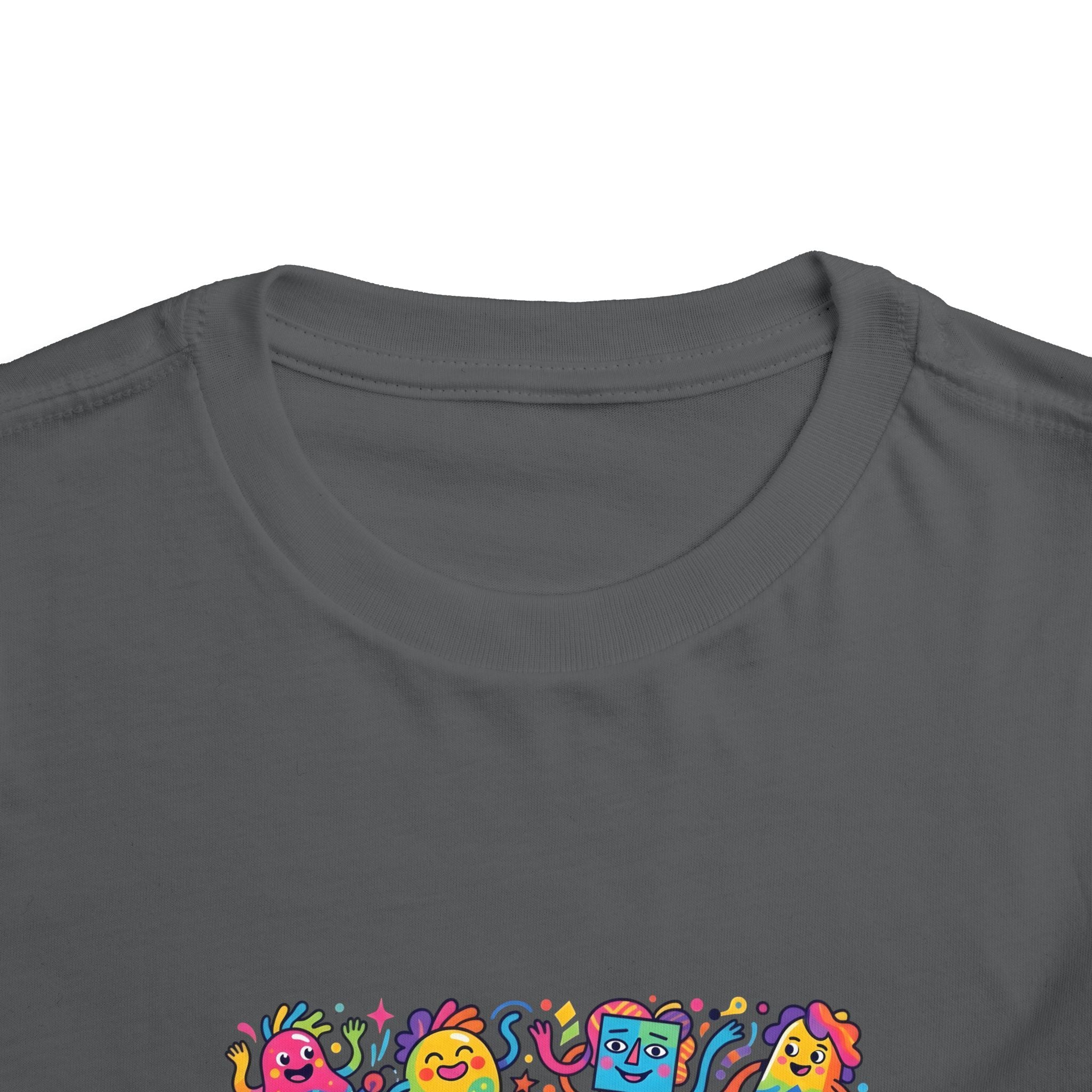 Toddler T-Shirt - Vibrant Whimsical Creatures | Doodle Art