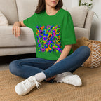 Unisex T-Shirt - Vibrant Organic Abstract | Psychedelic Flow