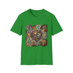 Unisex T-Shirt - Retro Psychedelic Theater Comedy Mask | Abstract Art