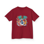 Kids Back to School Tee - Playful School Supplies Cartoon