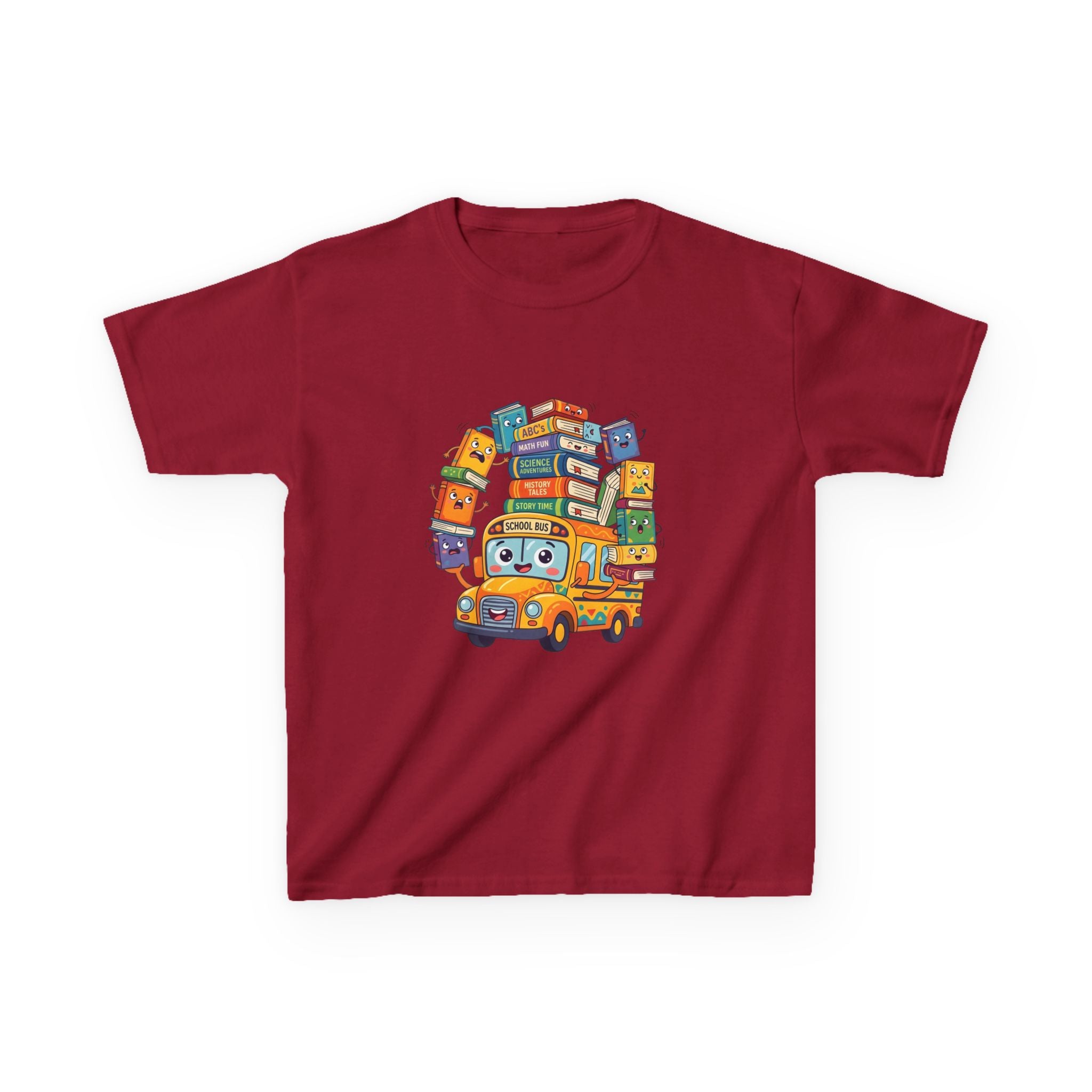 Kids Learning Tee - ABC's, Math & Science School Bus Fun
