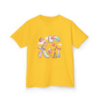 Kids Back to School Tee - Cute Faces School Supplies | Rainbow 2026