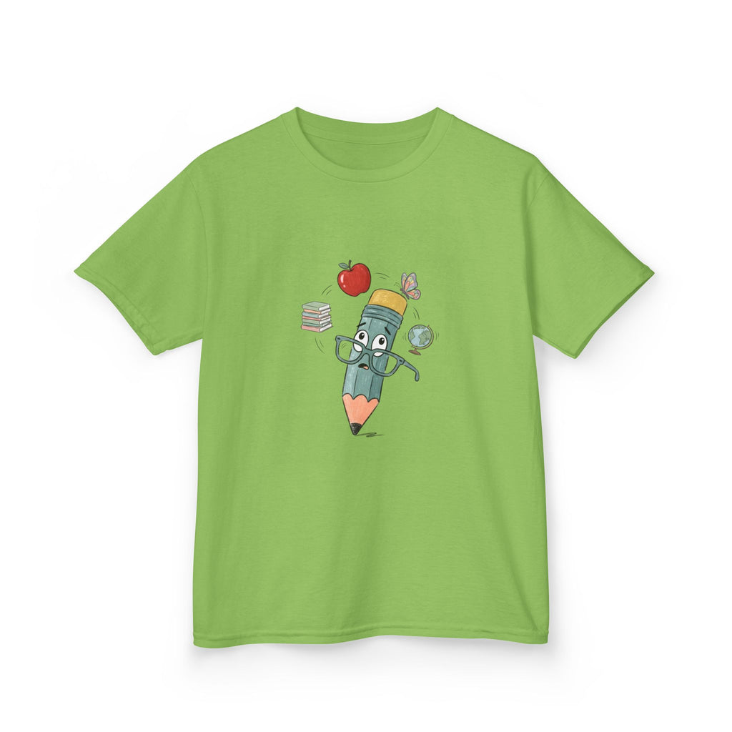 Kids School T-Shirt - Hand-Drawn Whimsical Learning Design
