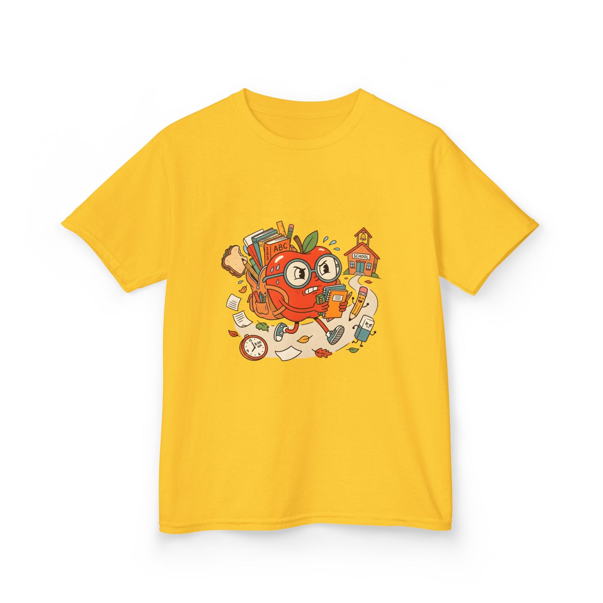 Kids Back to School Tee - Playful ABC 123 School Design