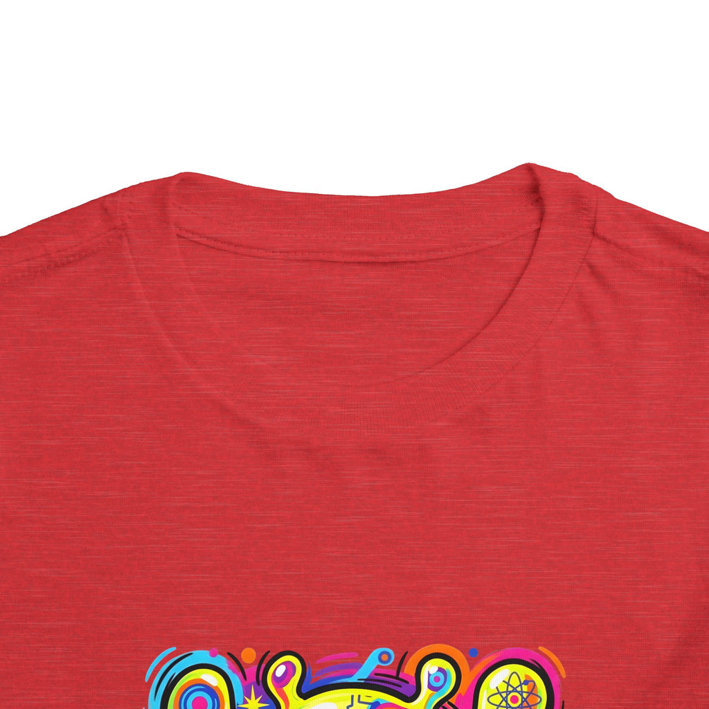 Toddler Tee - Vibrant Psychedelic Monster | Kids Abstract Cartoon Art