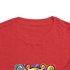 Toddler Tee - Vibrant Psychedelic Monster | Kids Abstract Cartoon Art