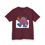 Kids T-Shirt - Cute 3-Eyed Monster Cartoon | Colorful & Fun