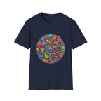 T-Shirt - Psychedelic Monster Swirl | Vibrant Alien Party