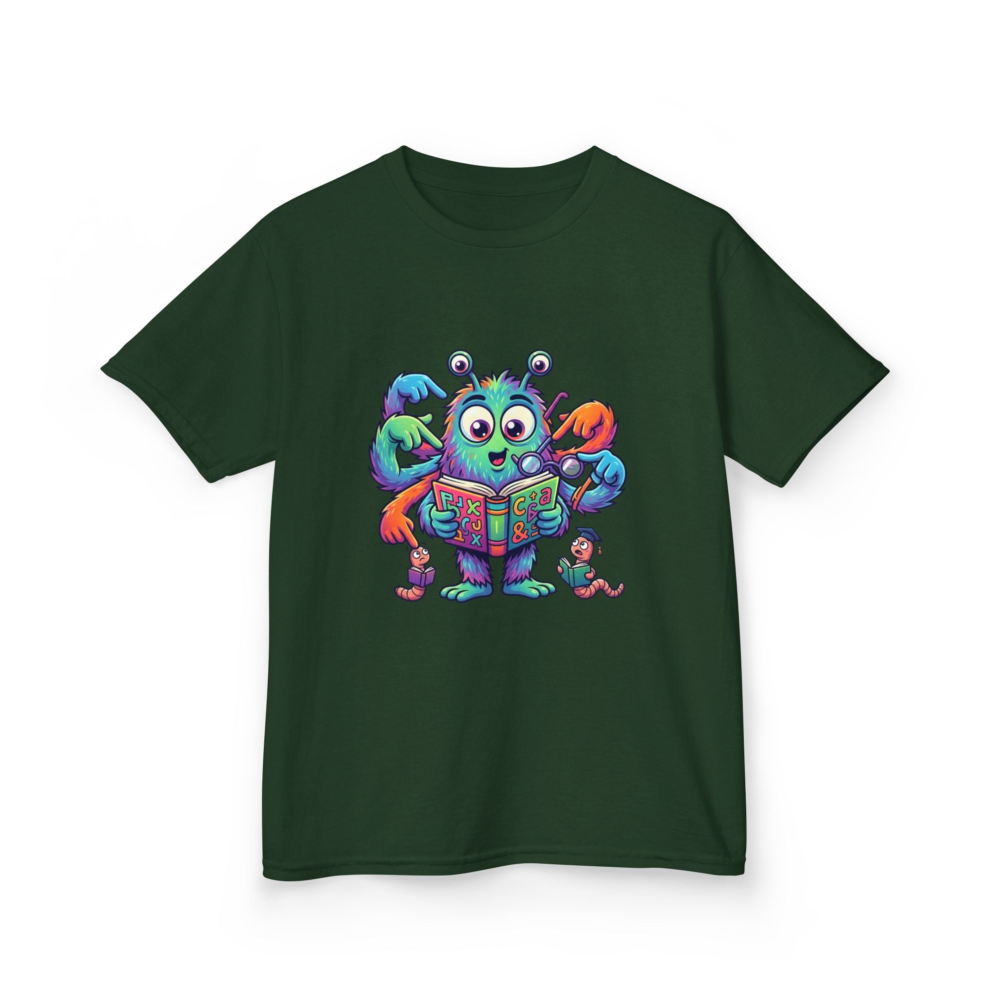 Cute Monster Kids Tee - Learning & Education T-Shirt