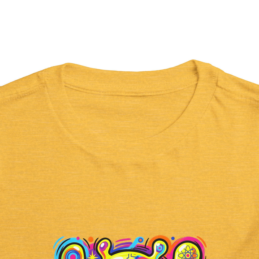 Toddler Tee - Vibrant Psychedelic Monster | Kids Abstract Cartoon Art