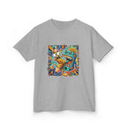Kids Tee - Dynamic School Supplies Cartoon | Back to School Fun