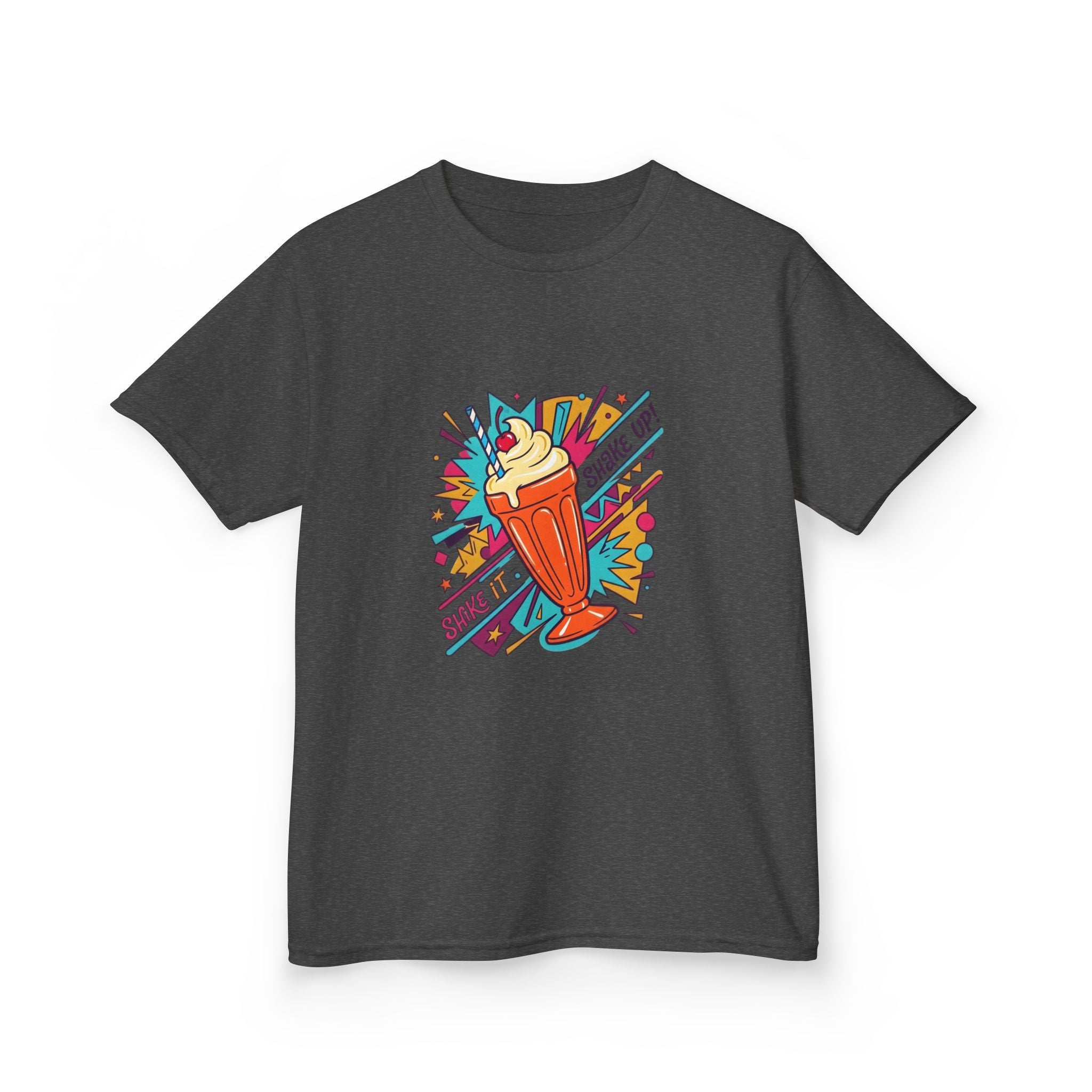 Kids Retro Pop Art Milkshake Tee - SHAKE IT UP! Dessert