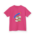Kids Tee - Back to School Education | Books & Pencil