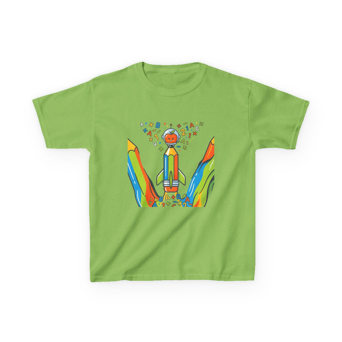 Kids Education Tee - Playful ABC & Math Learning Graphic