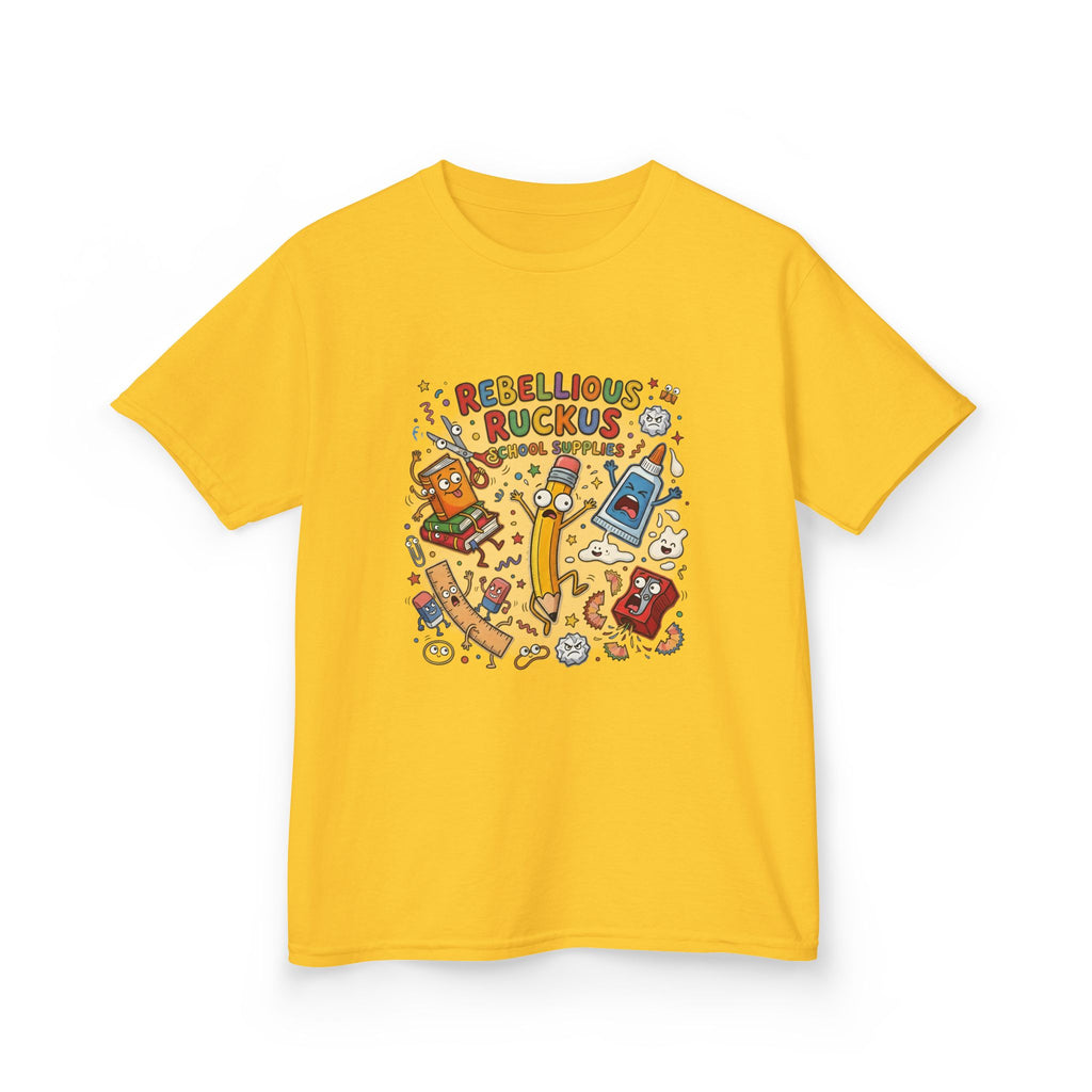 Kids Tee - Rebellious Ruckus School Supplies T-Shirt