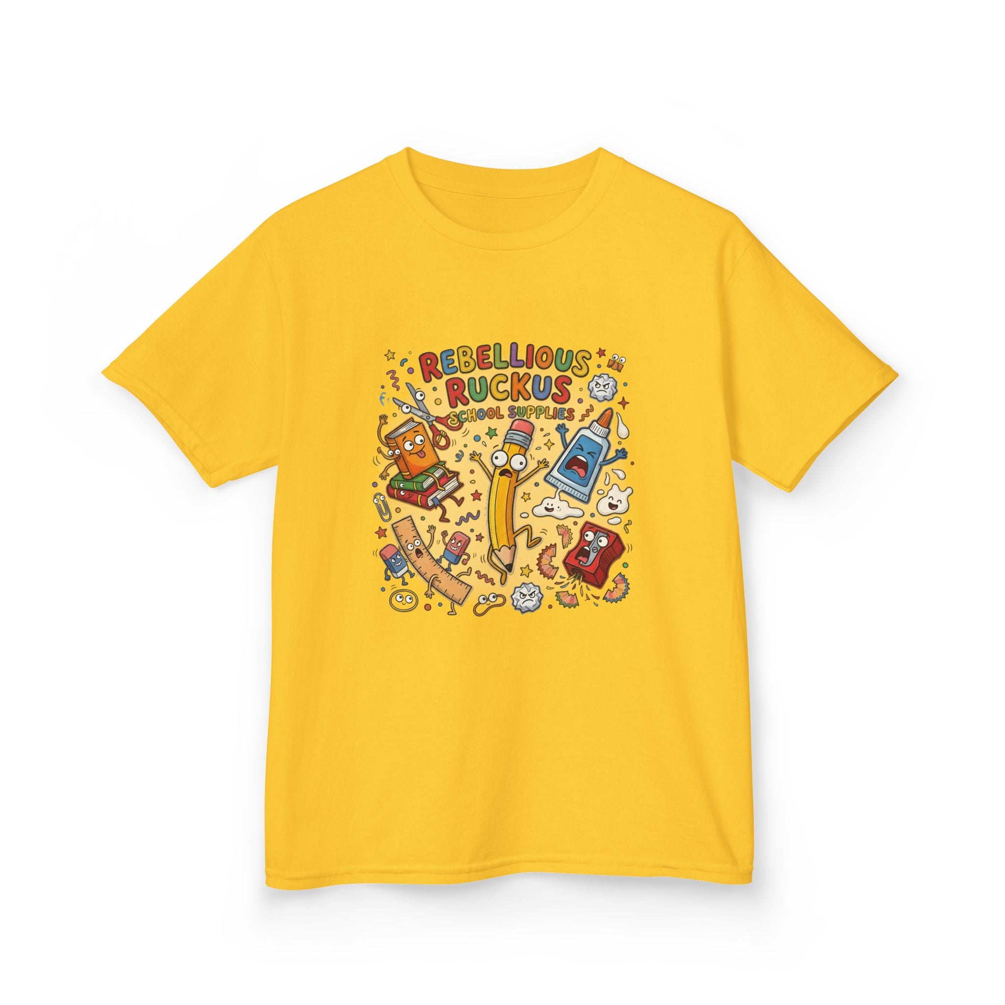 Kids Tee - Rebellious Ruckus School Supplies T-Shirt