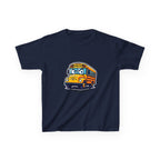 Kids T-Shirt - Angry SCHOOL BUS Cartoon Tee | Funny Character