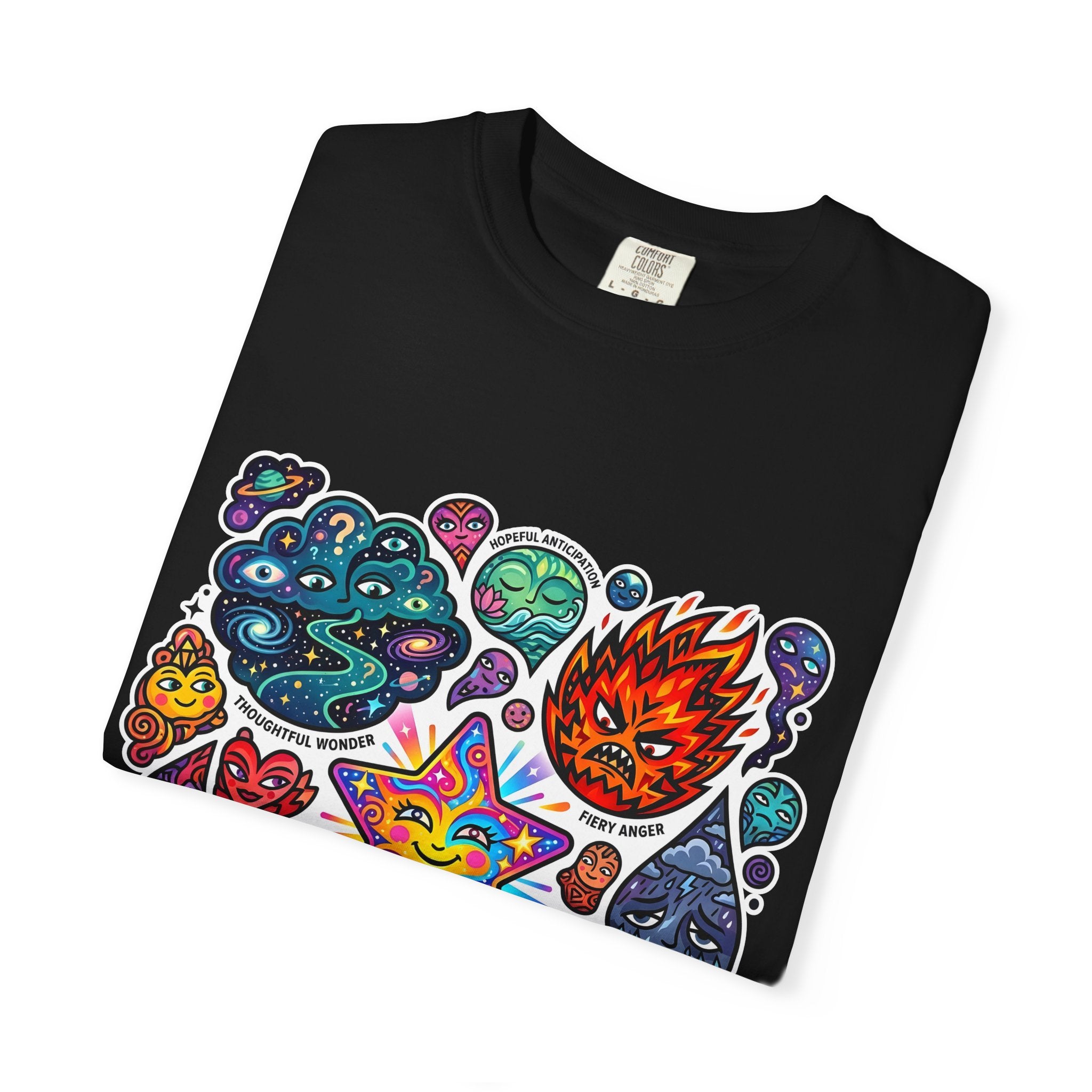 Comfort Colors T-Shirt - Psychedelic Emotions Art | Mental Health