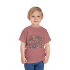 Toddler T-Shirt - Vibrant Whimsical Creatures | Doodle Art