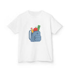 Kids Back to School Tee - Cute School Supplies Cartoon | 2026