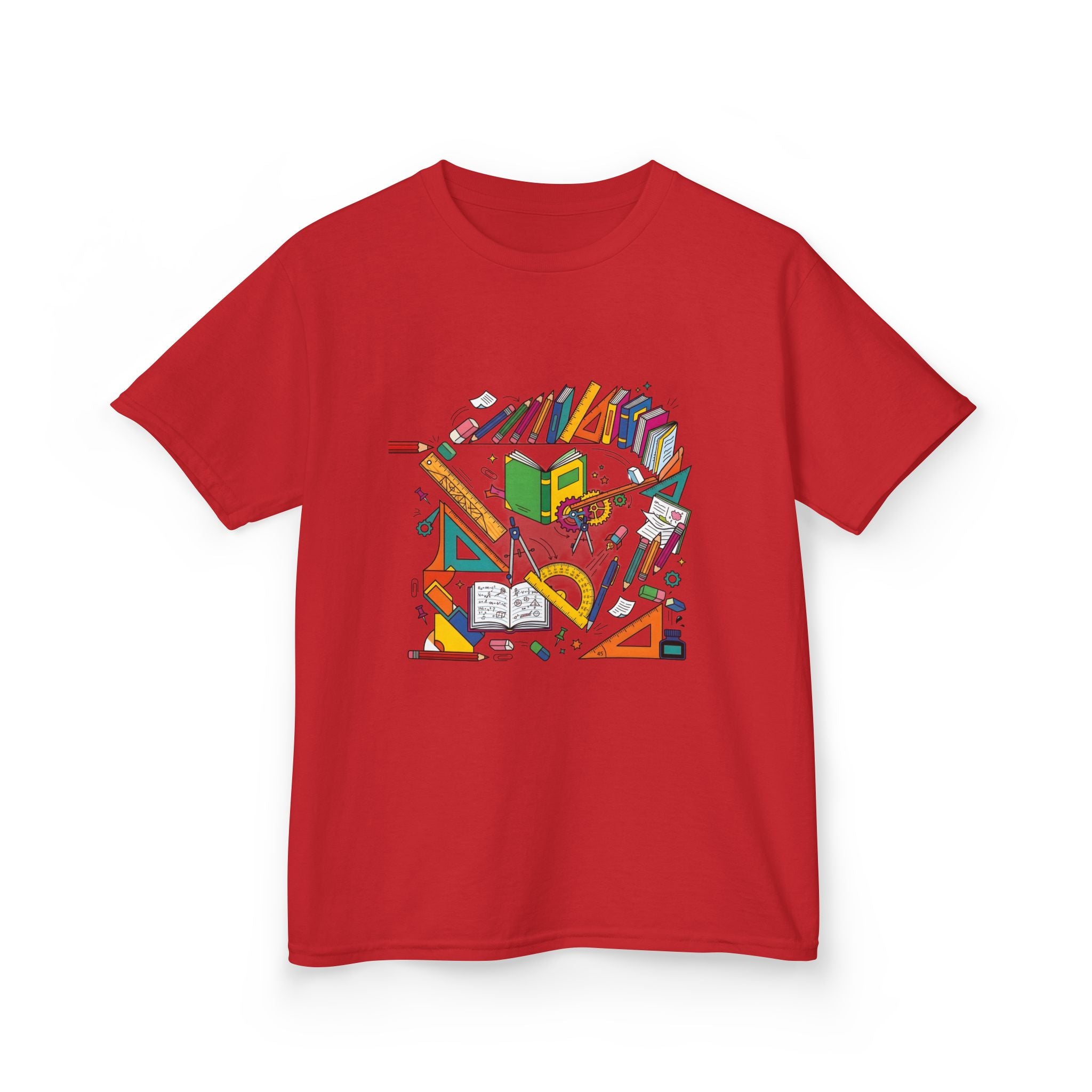 Kids School Supplies Tee - Doodle Art 2026 | Back to School