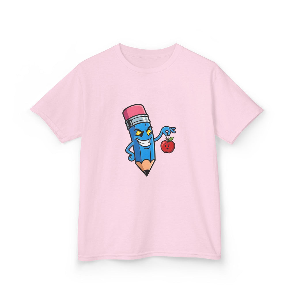 Kids Tee - Mischievous School Supplies Cartoon | Funny Education