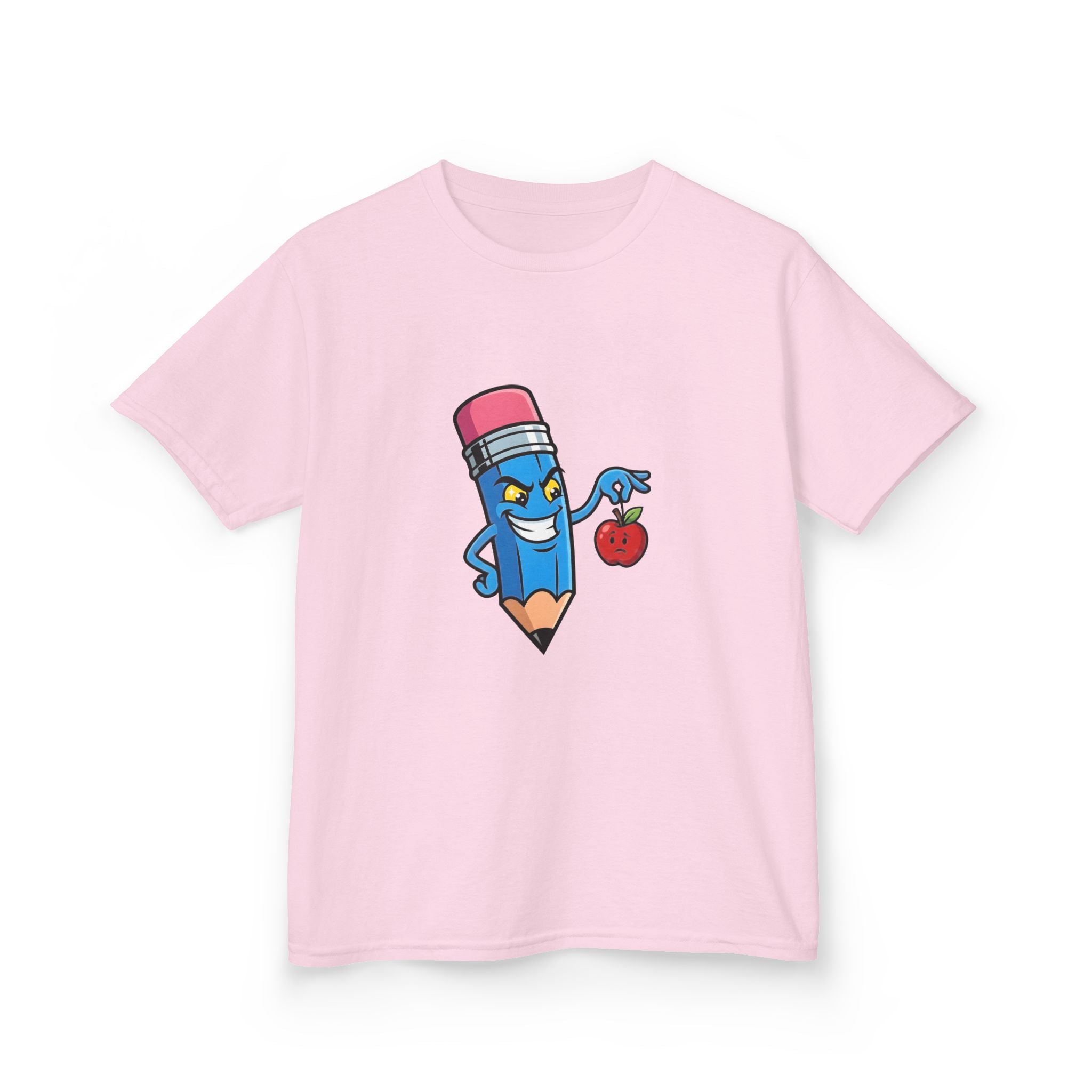 Kids Tee - Mischievous School Supplies Cartoon | Funny Education