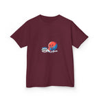 Kids Heavy Cotton Tee - Cute School Learning Cartoon Shirt