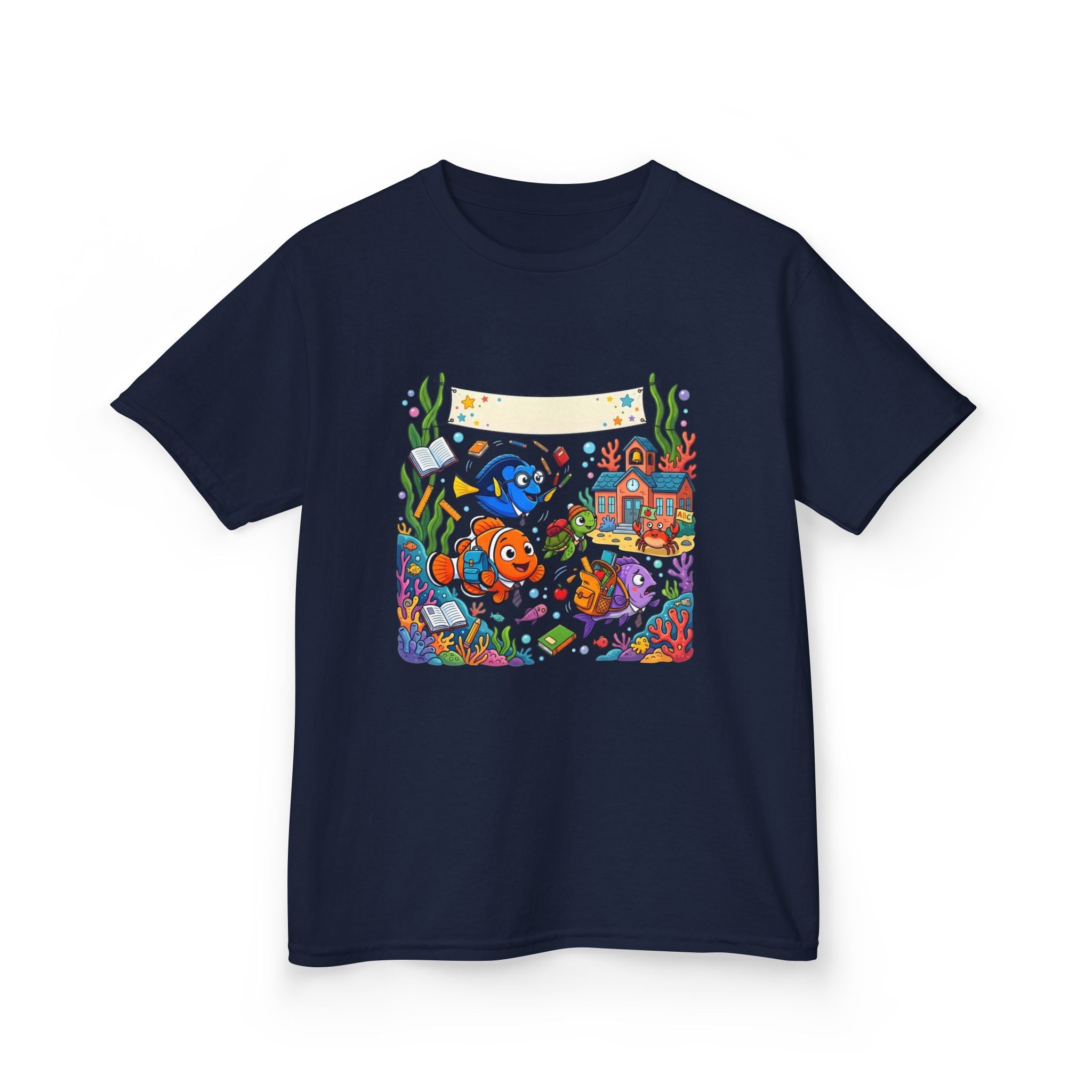 Kids T-Shirt - Whimsical Underwater School ABC | Back to School