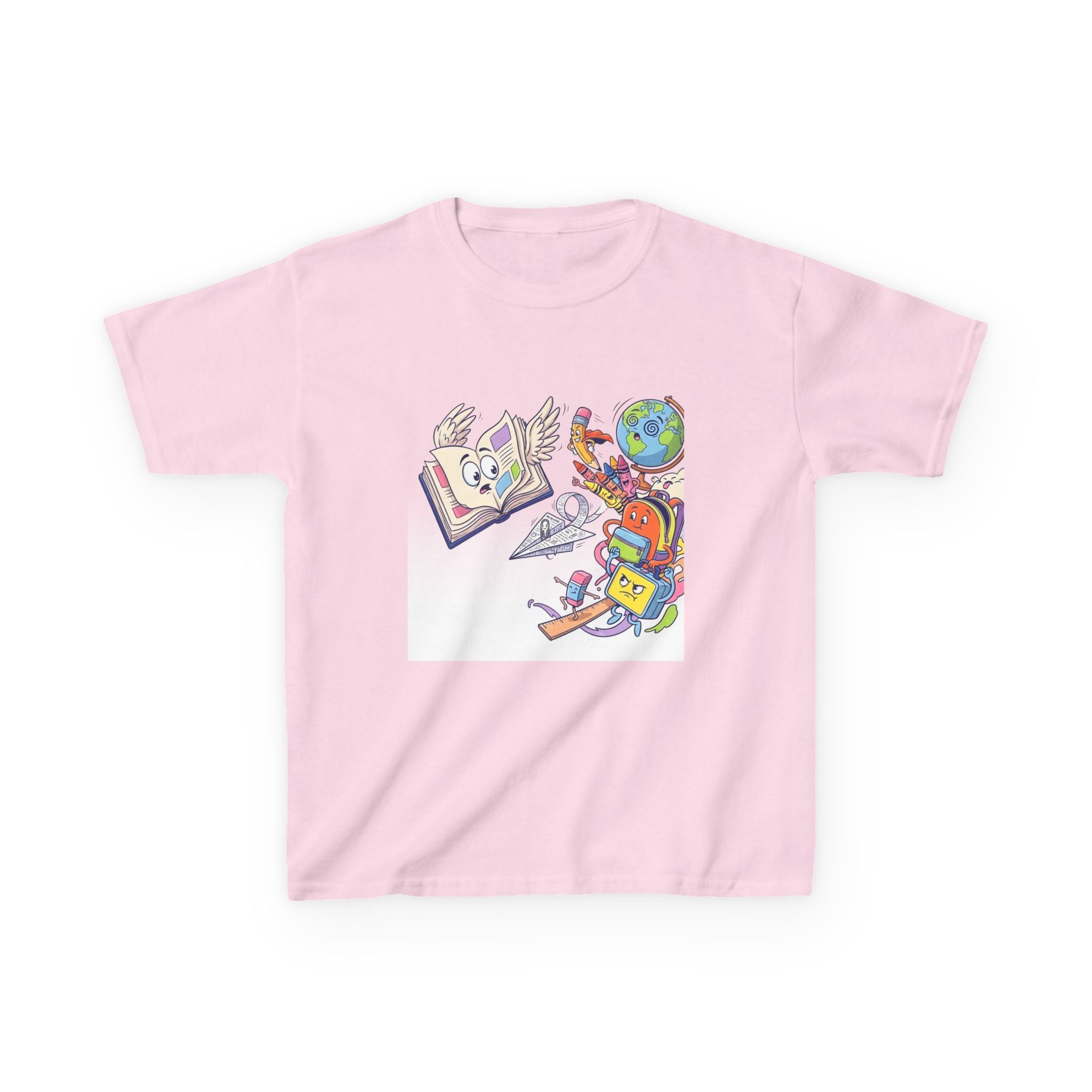 Kids Tee - Cute HOMEWORK Whimsical School Supplies | Back to School
