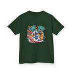 Kids Back to School Tee - Playful School Supplies Cartoon