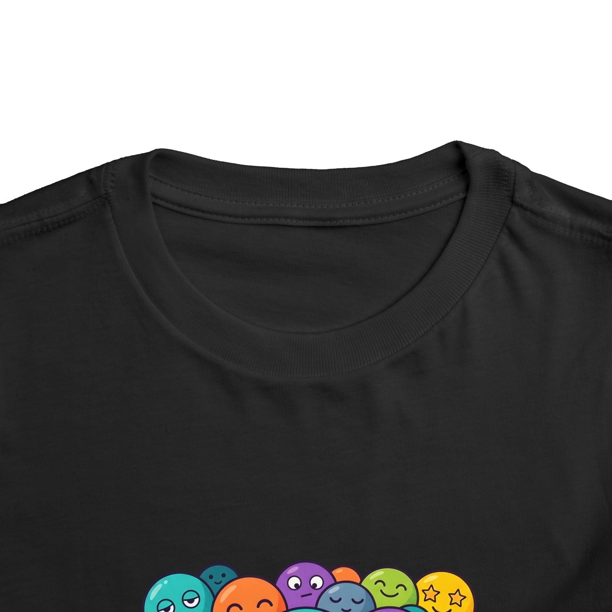 Toddler Tee - Expressive Emoji Faces | Kids Emotions & Feelings
