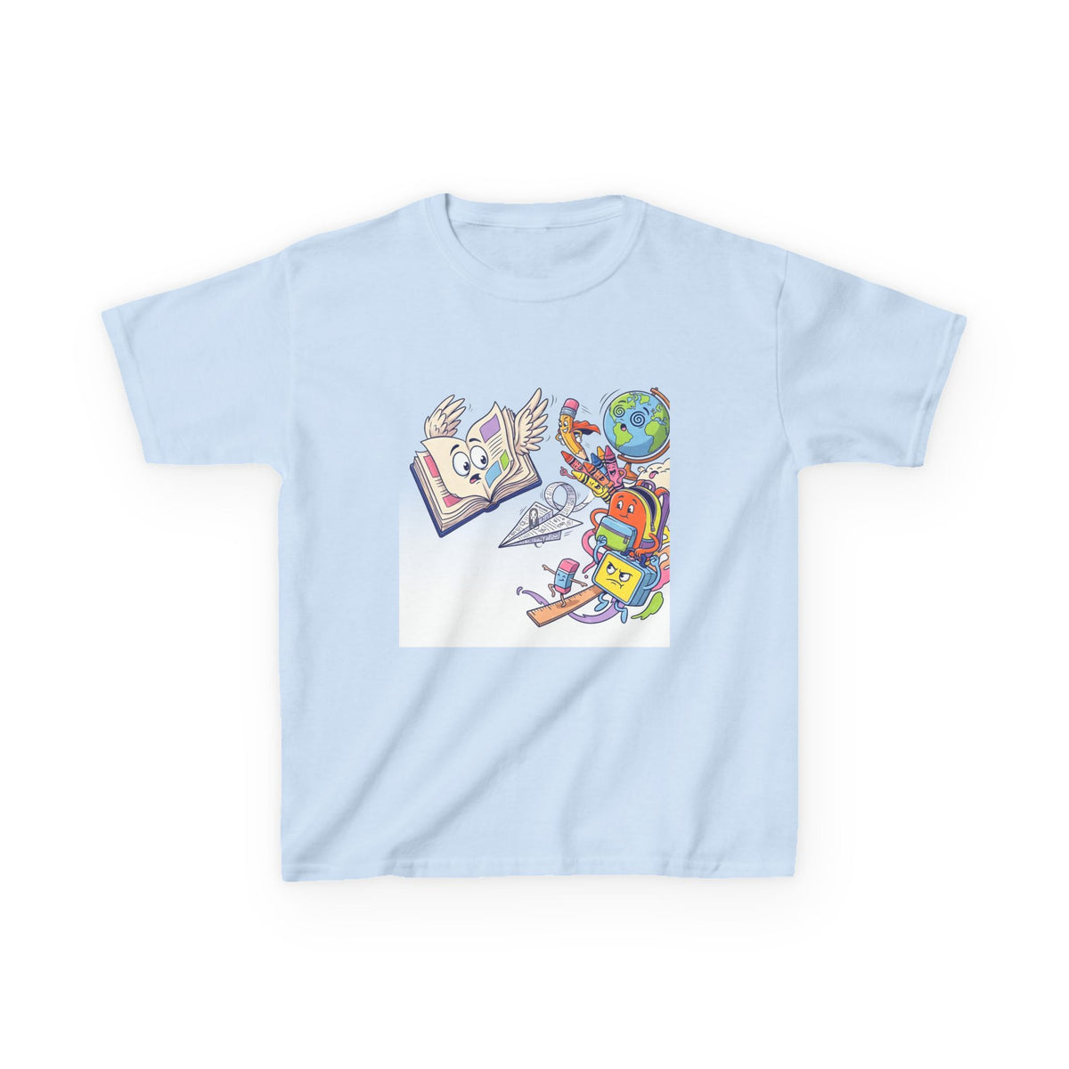 Kids Tee - Cute HOMEWORK Whimsical School Supplies | Back to School