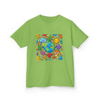 Kids Earth Day Tee - Happy Cartoon Planet | Nature Lovers