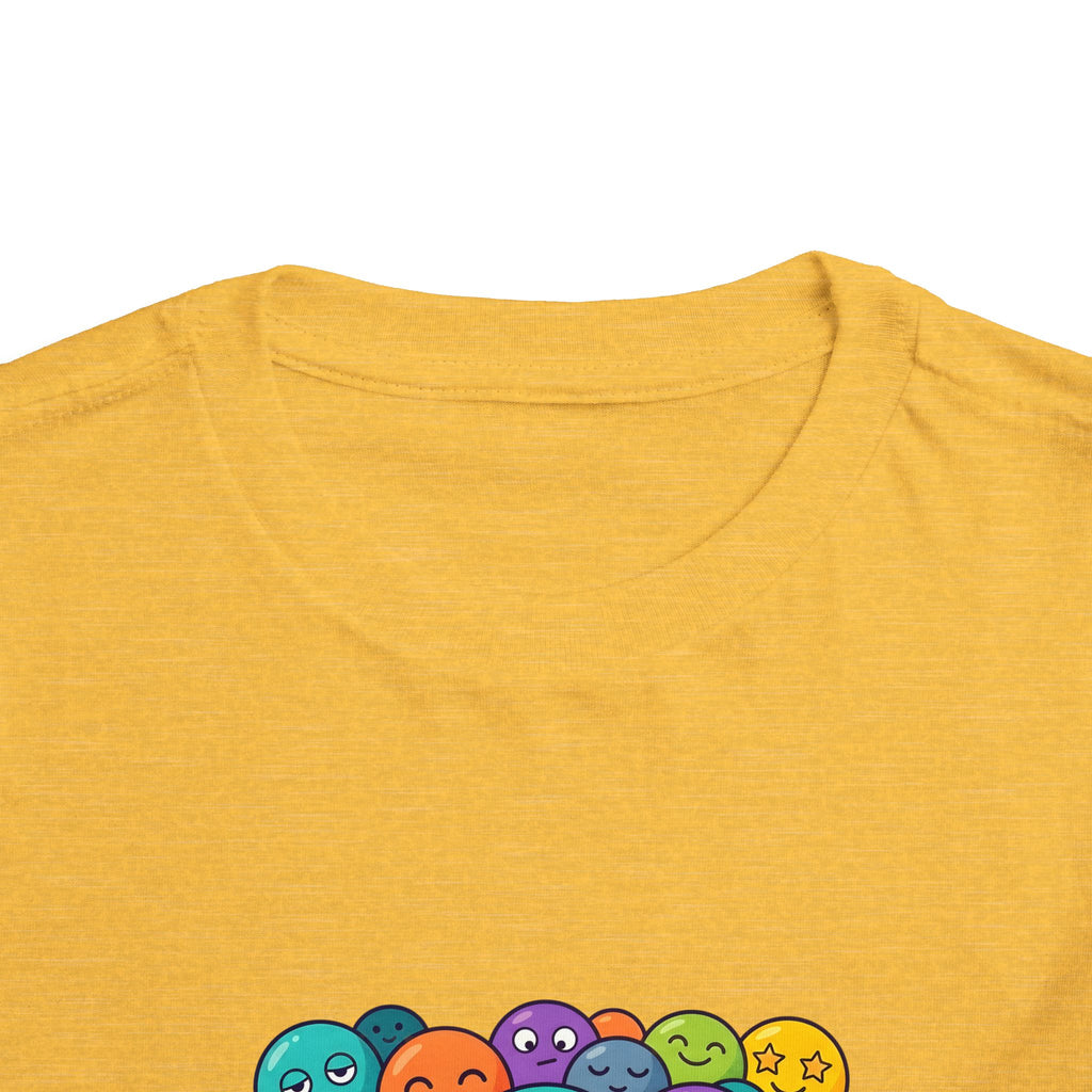 Toddler Tee - Expressive Emoji Faces | Kids Emotions & Feelings